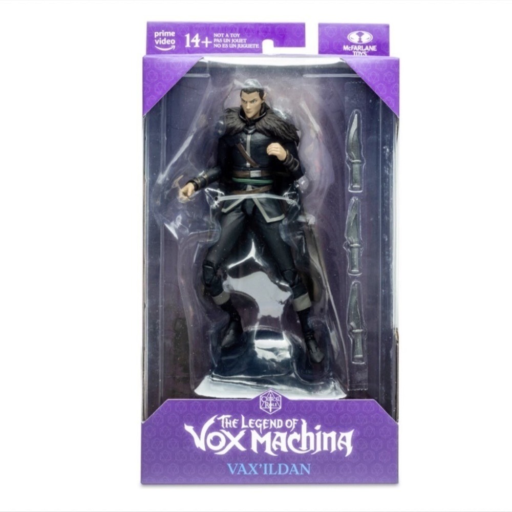 McFarlane Toys The Legend Of Vox Machina - Vax'ildan 7" Action Figure New Sealed